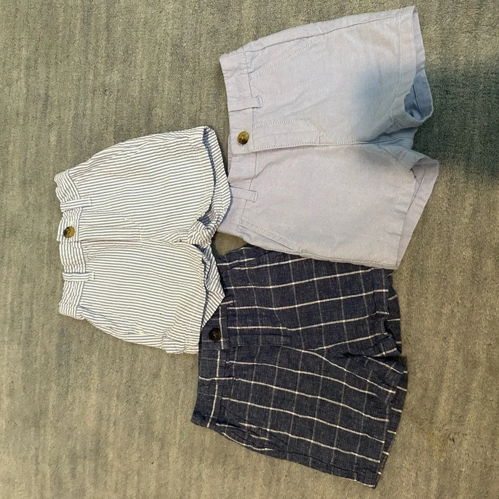 3 pairs of Toddler Boys Janie & Jack Shorts- 6-12 mos - Picture 11 of 11